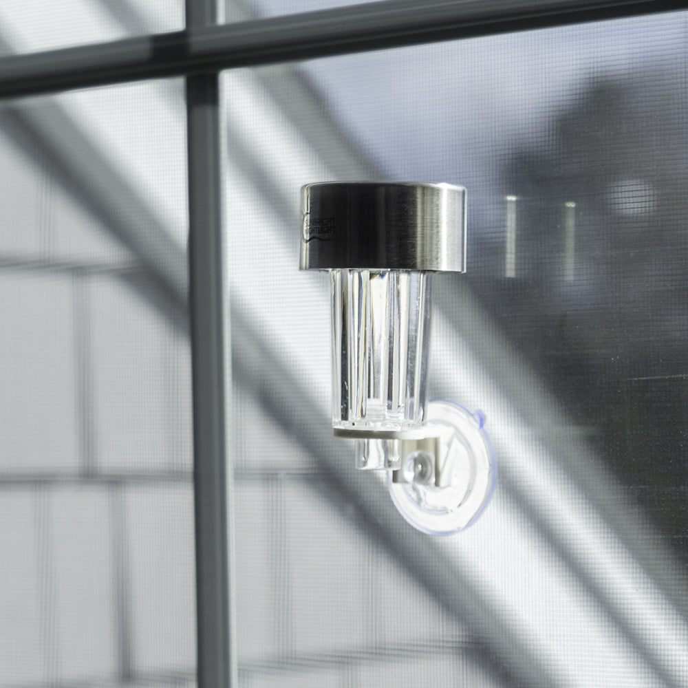 Sunbright Nightlight - Solar Powered, Indoor, Window Mount Nightlight, Warm White Light